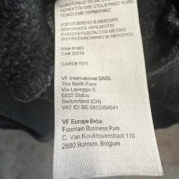 The North Face Charcoal and Pink Hooded Sweatshirt - Picture 6 of 9